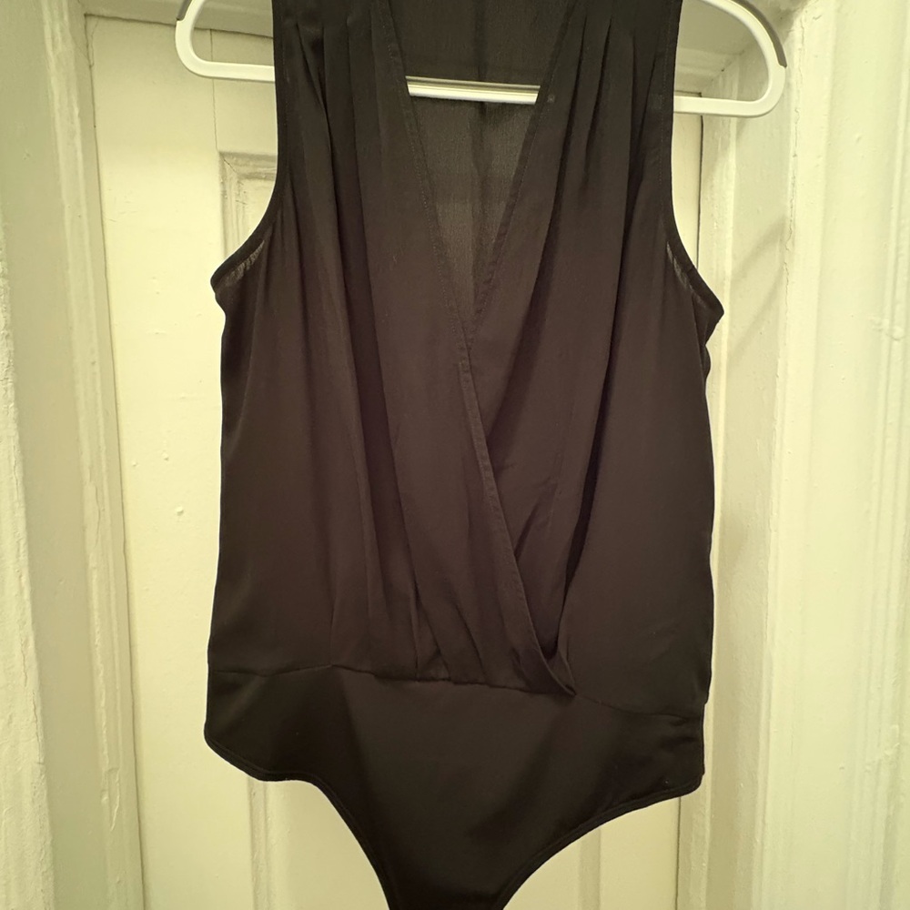 Good American Black Bodysuit